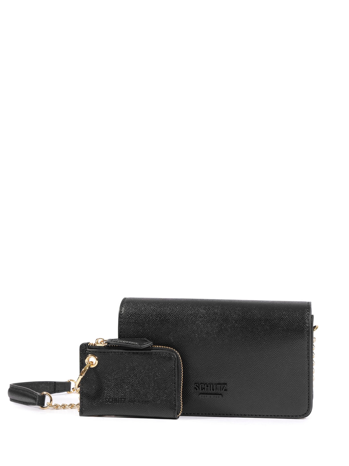 Bolsa Feminina Tiracolo Pequena Preto Schutz