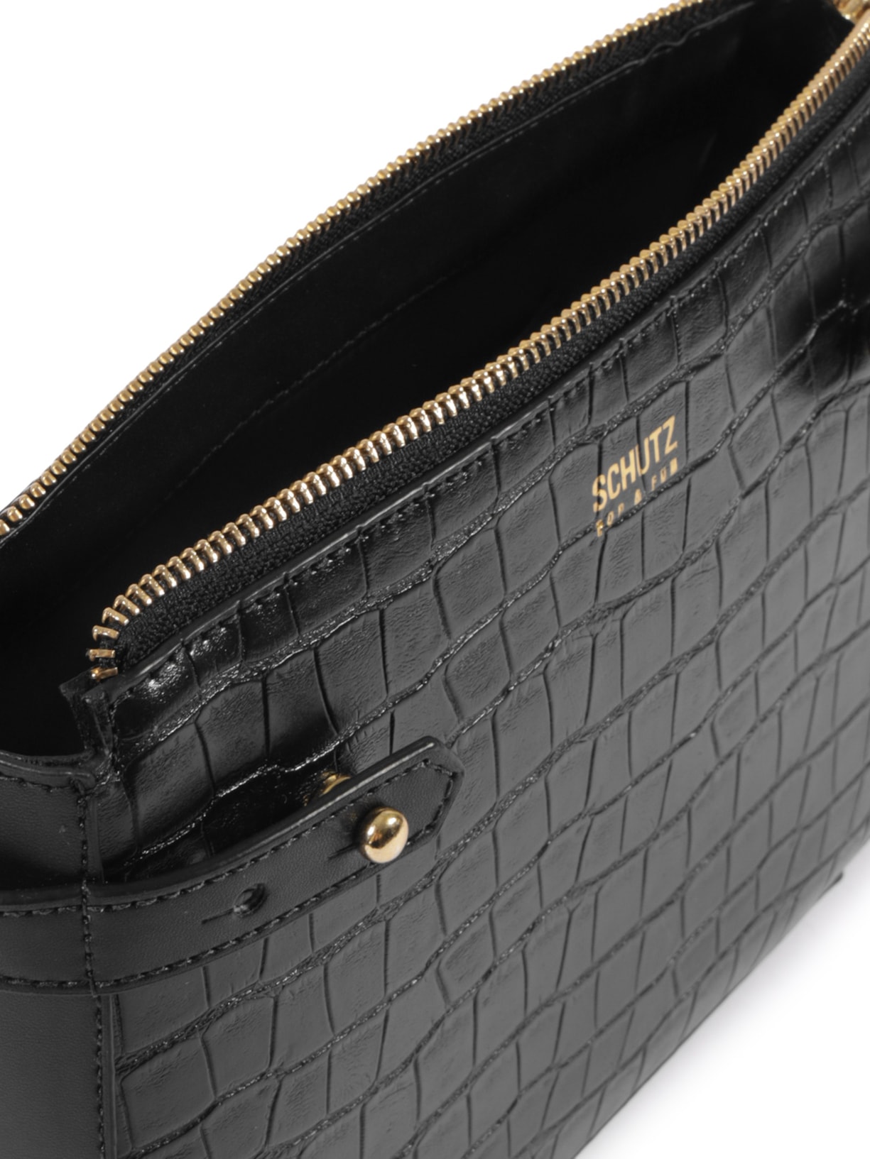 Bolsa Feminina Tiracolo Pequena Preto Schutz