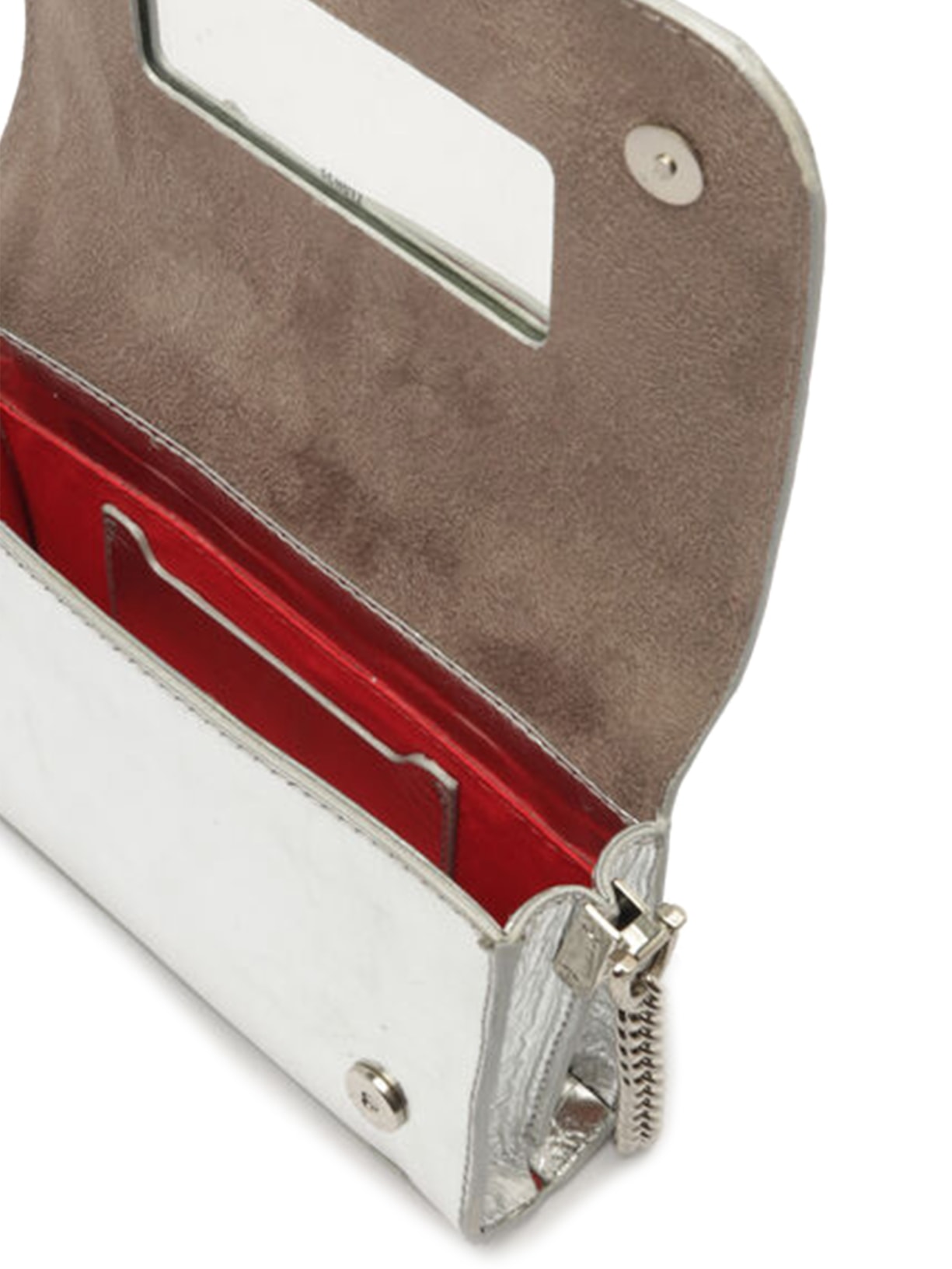 Bolsa Feminina Tiracolo Pequena Sienna Couro Prata Schutz