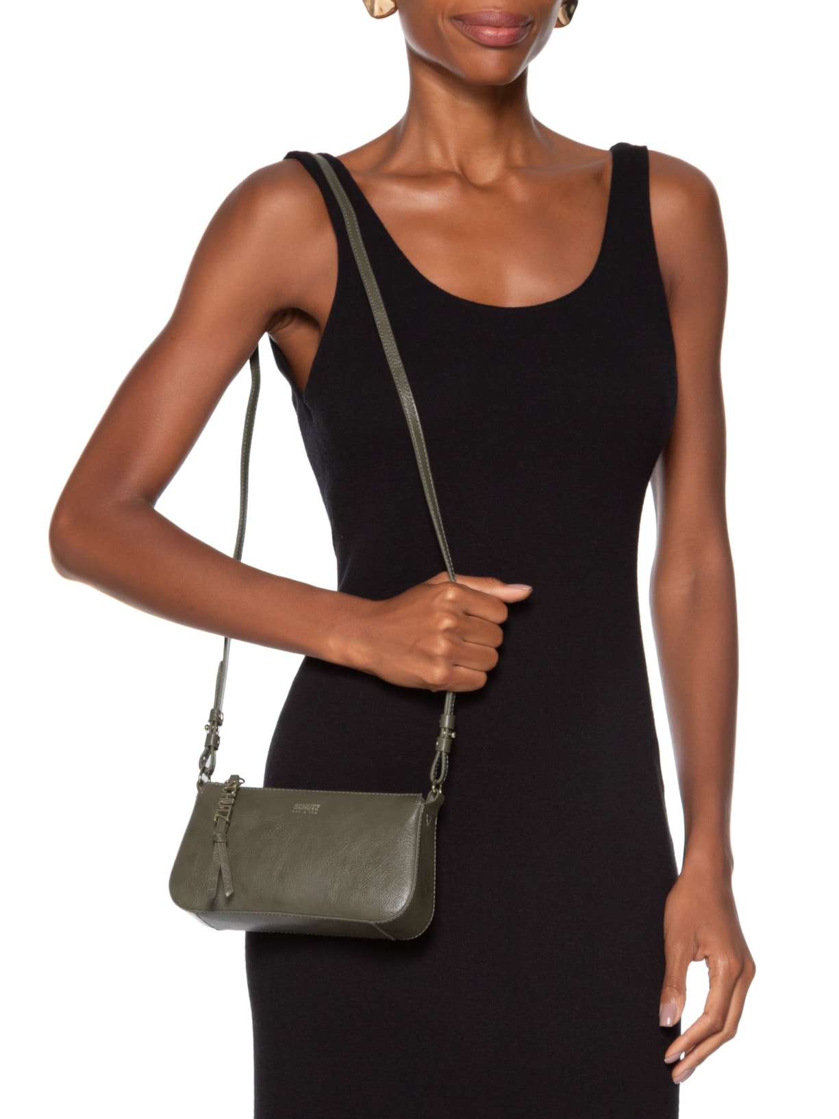 Bolsa Feminina Tiracolo Pequena Verde Schutz