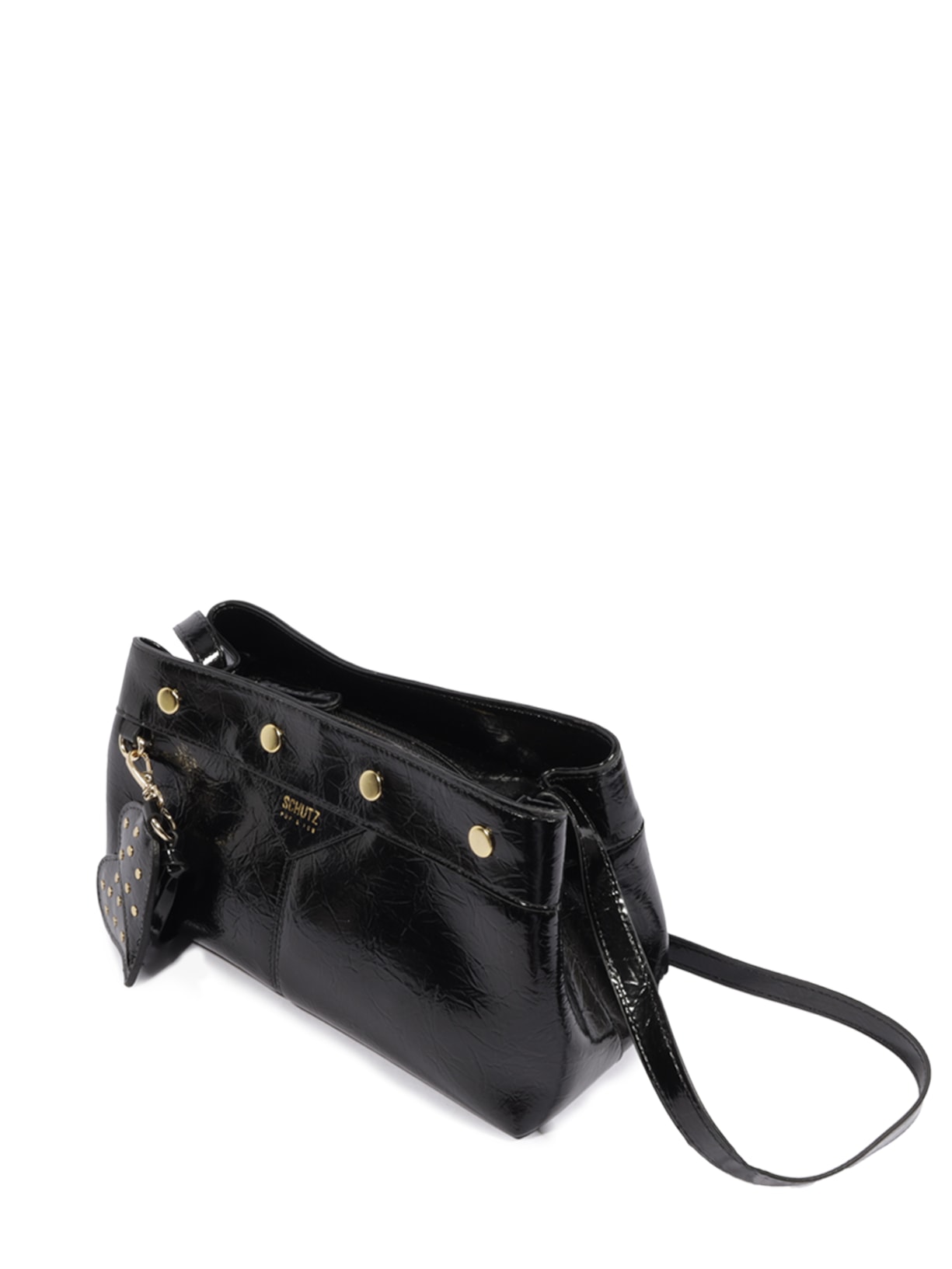 Bolsa Feminina Tiracolo Shoulder Passion Média Preto Schutz