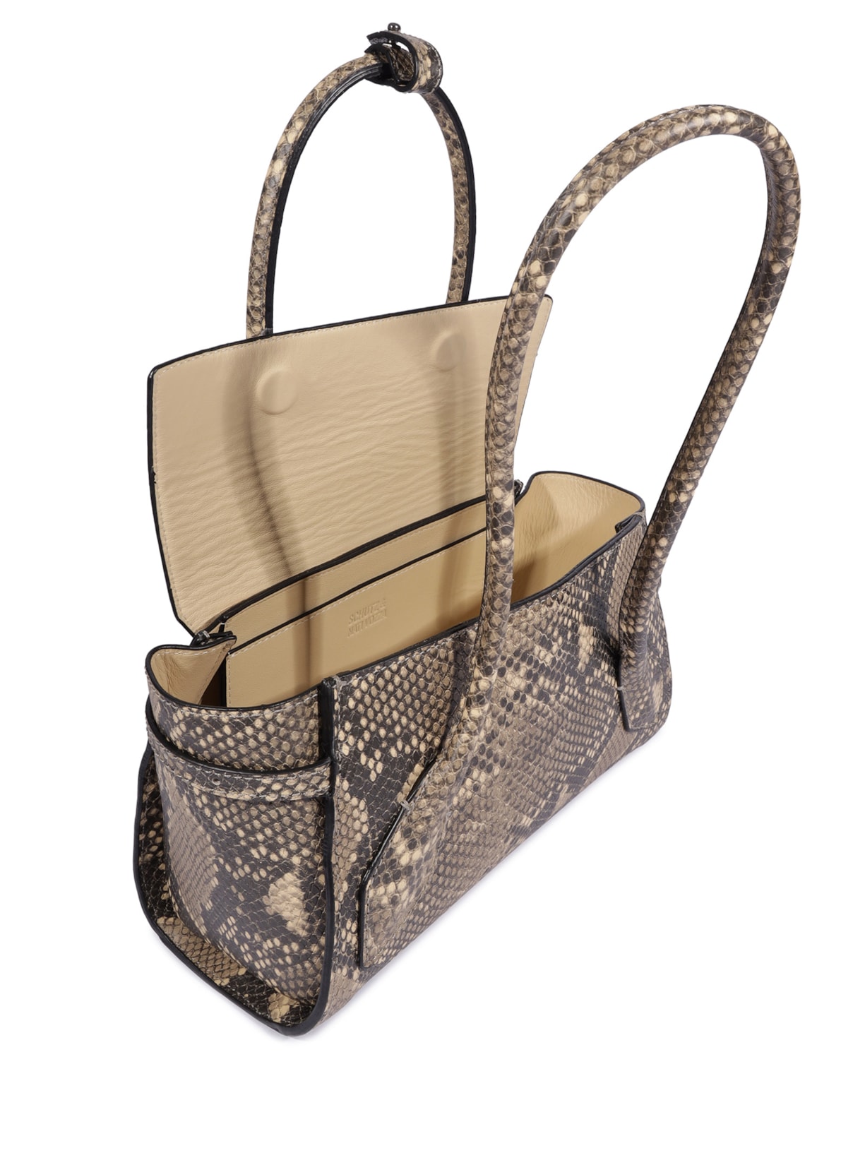 Bolsa Feminina Tiracolo Sofia Média Couro Animal Print Schutz + Nati Vozza