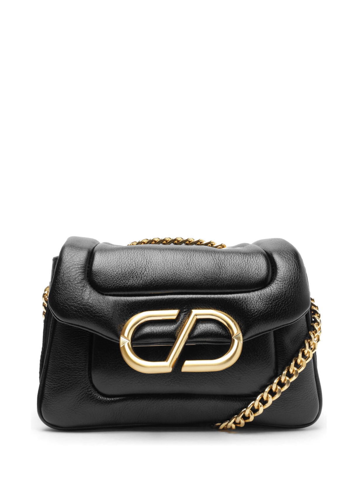 Bolsa Feminina Tiracolo Soften Couro - Preto