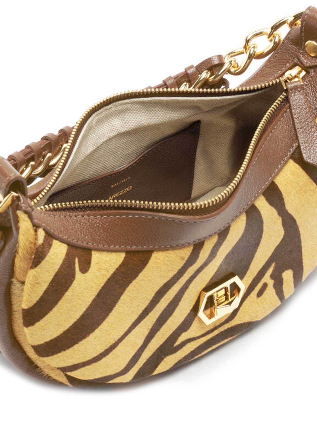 Bolsa Feminina Tiracolo Stella Média Animal Print Arezzo