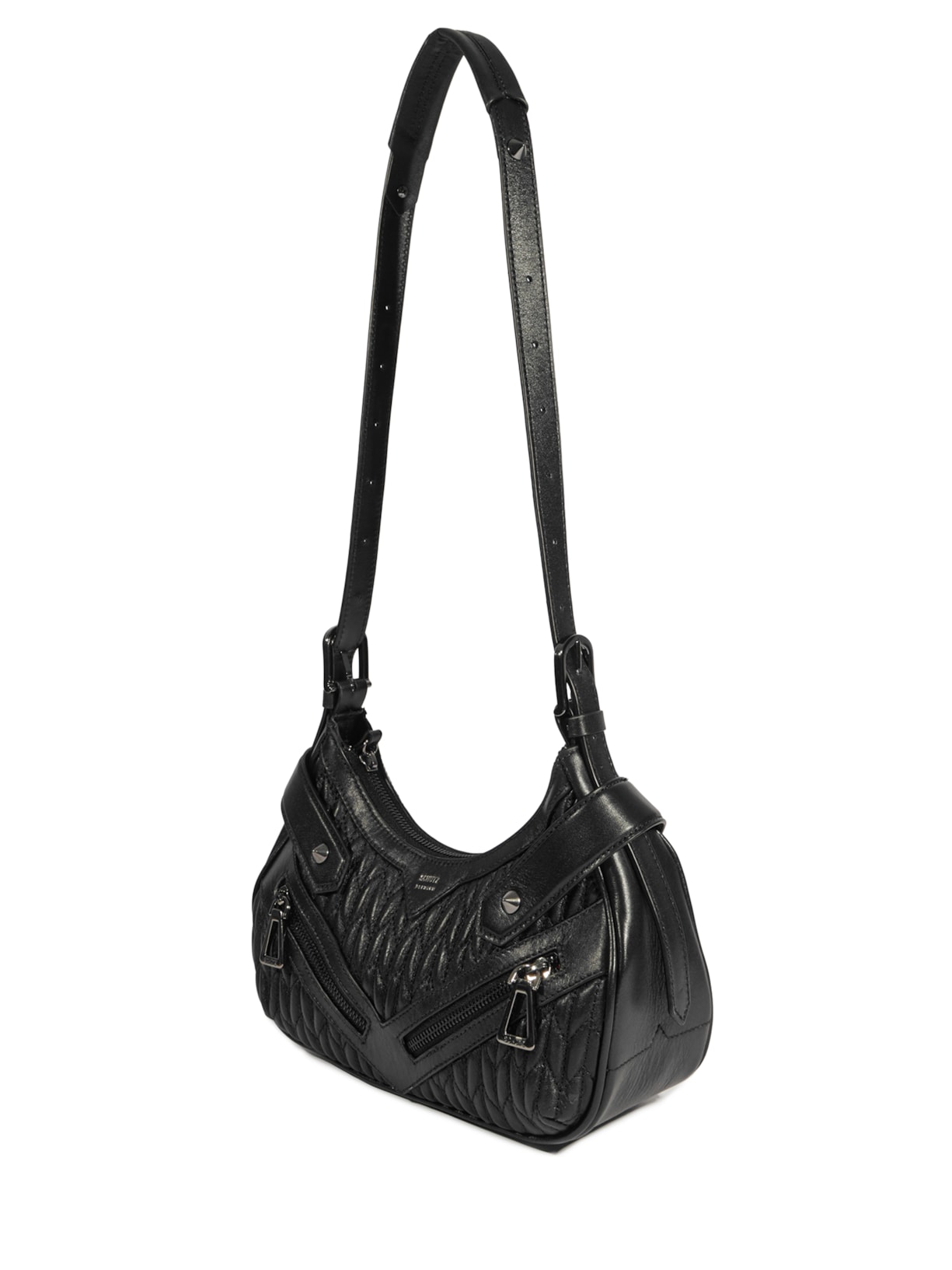 Bolsa Feminina Tiracolo Suki Média Couro Preto Schutz