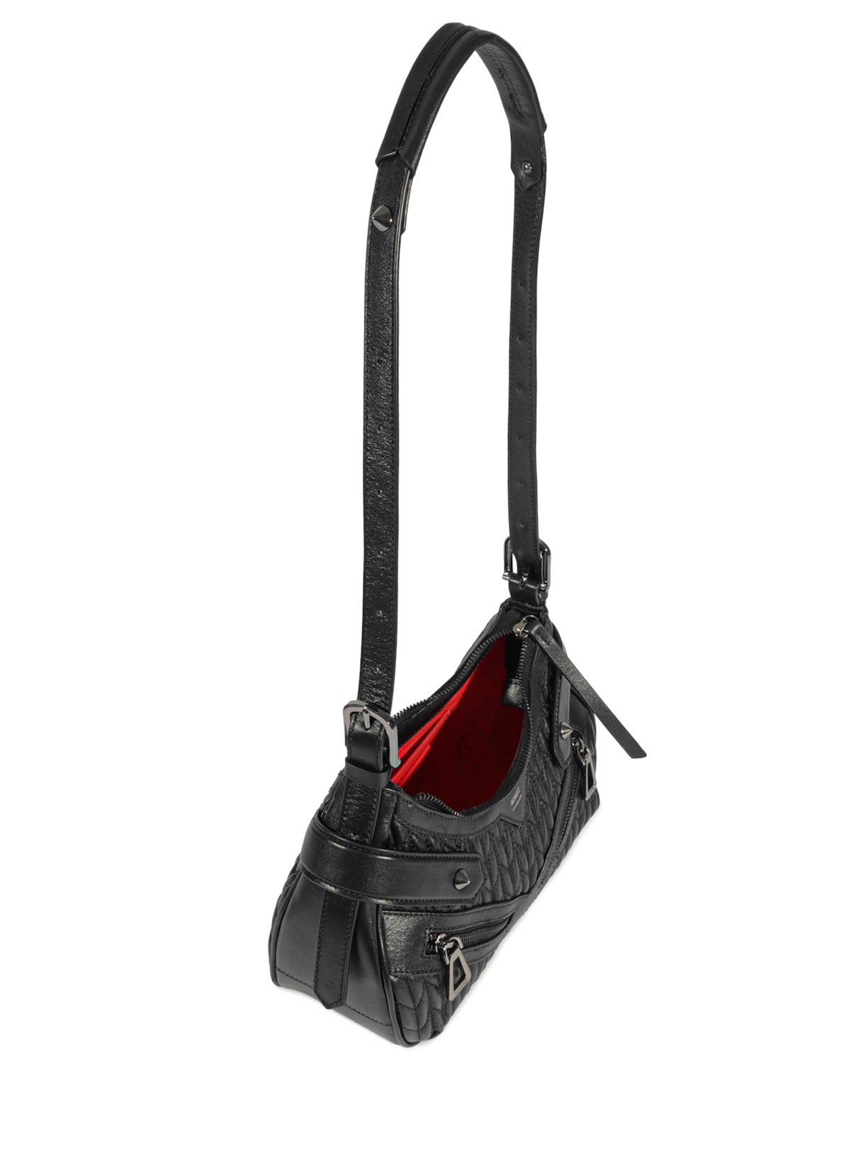 Bolsa Feminina Tiracolo Suki Média Couro Preto Schutz