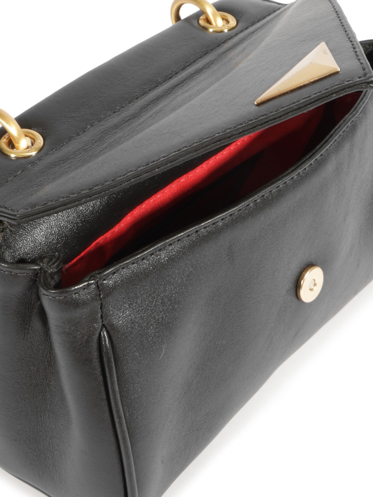 Bolsa Feminina Tiracolo Sunny Pequena Couro Preta Schutz