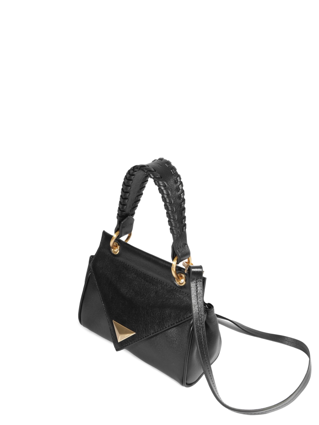 Bolsa Feminina Tiracolo Sunny Pequena Couro Preta Schutz