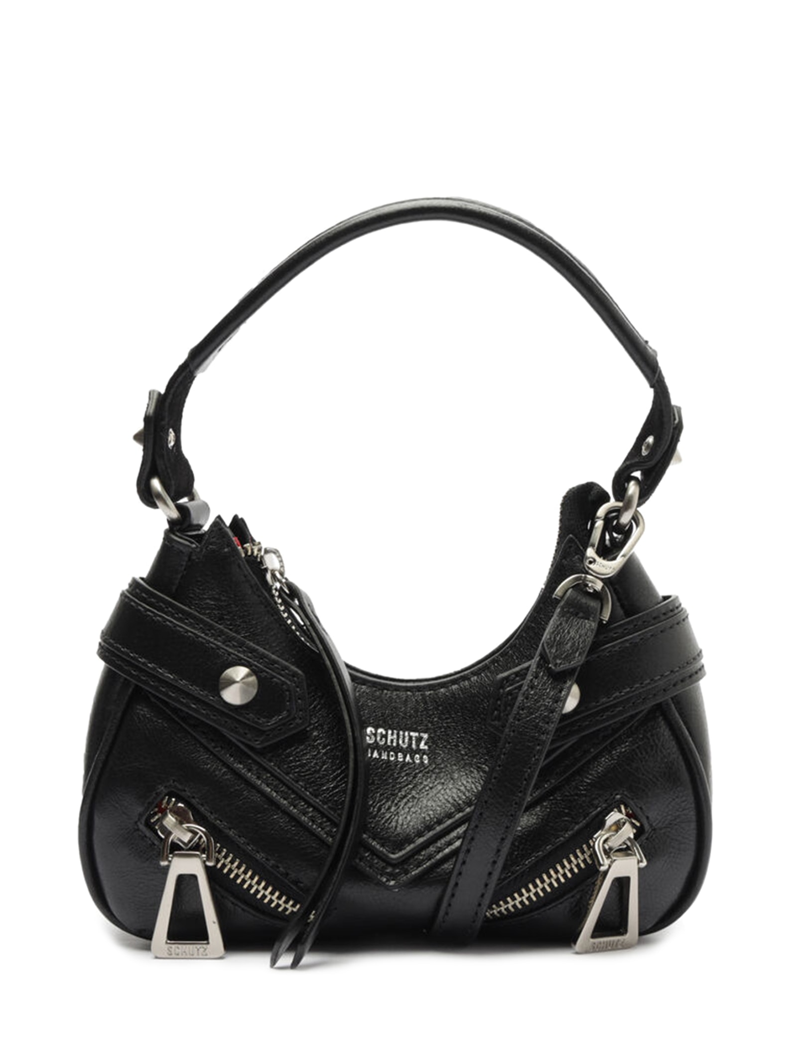 Bolsa Feminina Tiracolo Suri Triangle - Schutz - Preto