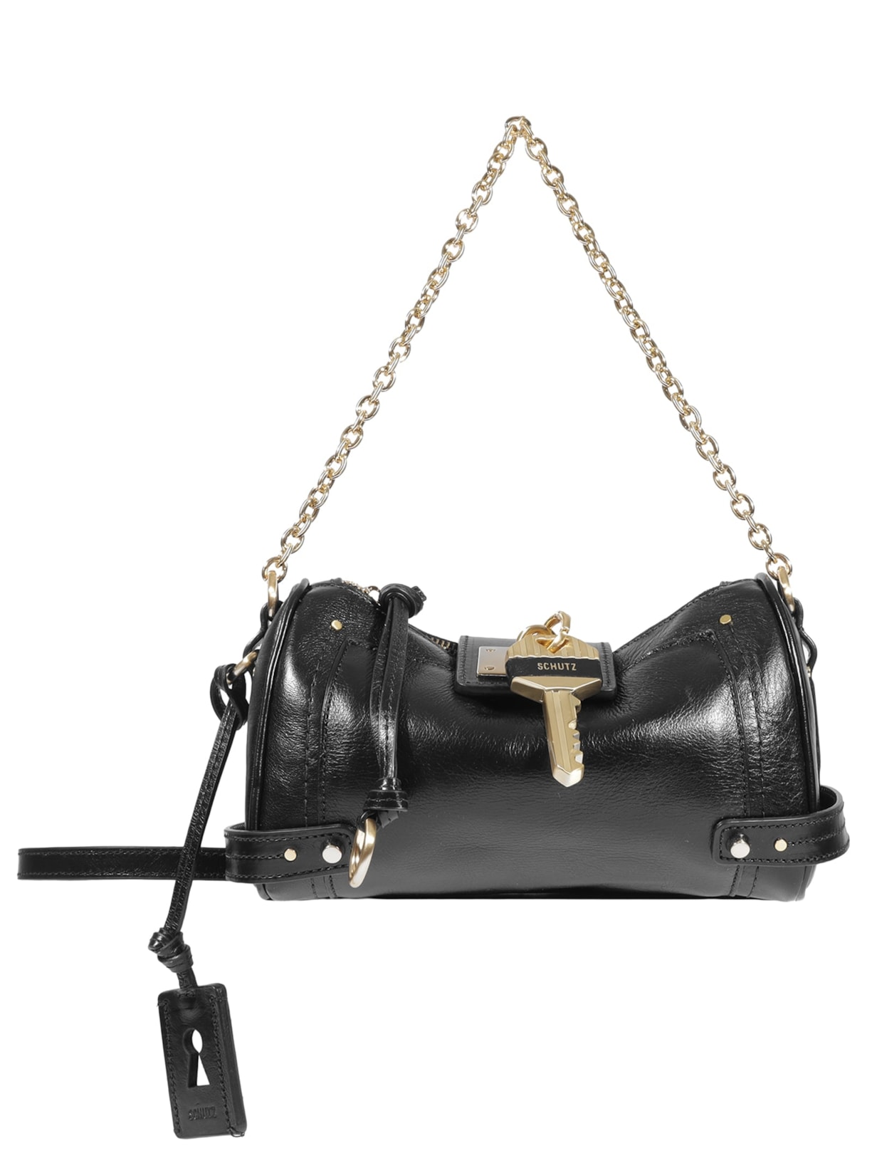 Bolsa Feminina Tiracolo The Secret Couro Pequena - Preto