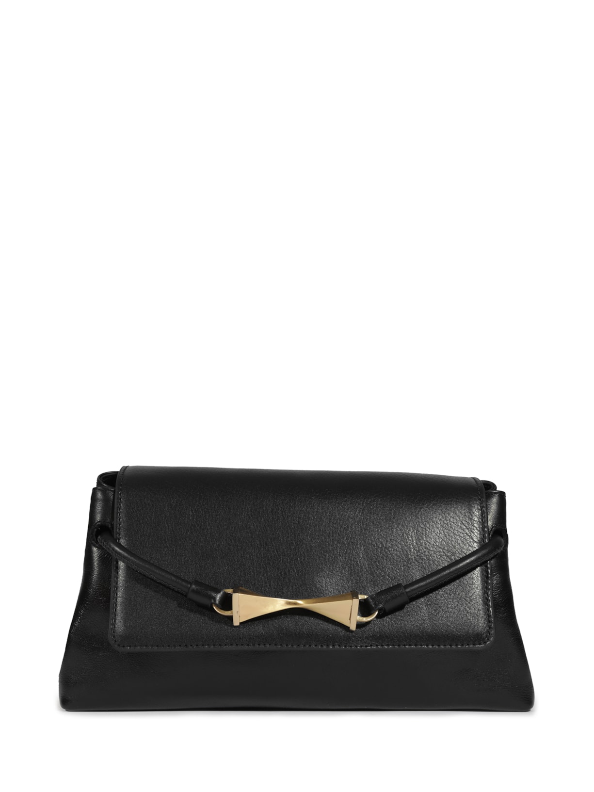 Bolsa Feminina Tiracolo Twisted Pequena - Preto