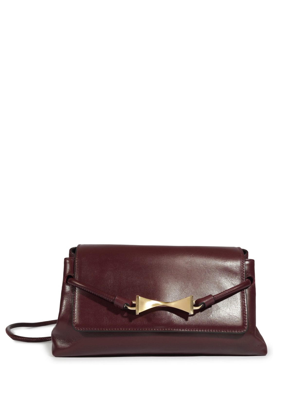 Bolsa Feminina Tiracolo Twisted Pequena - Vinho