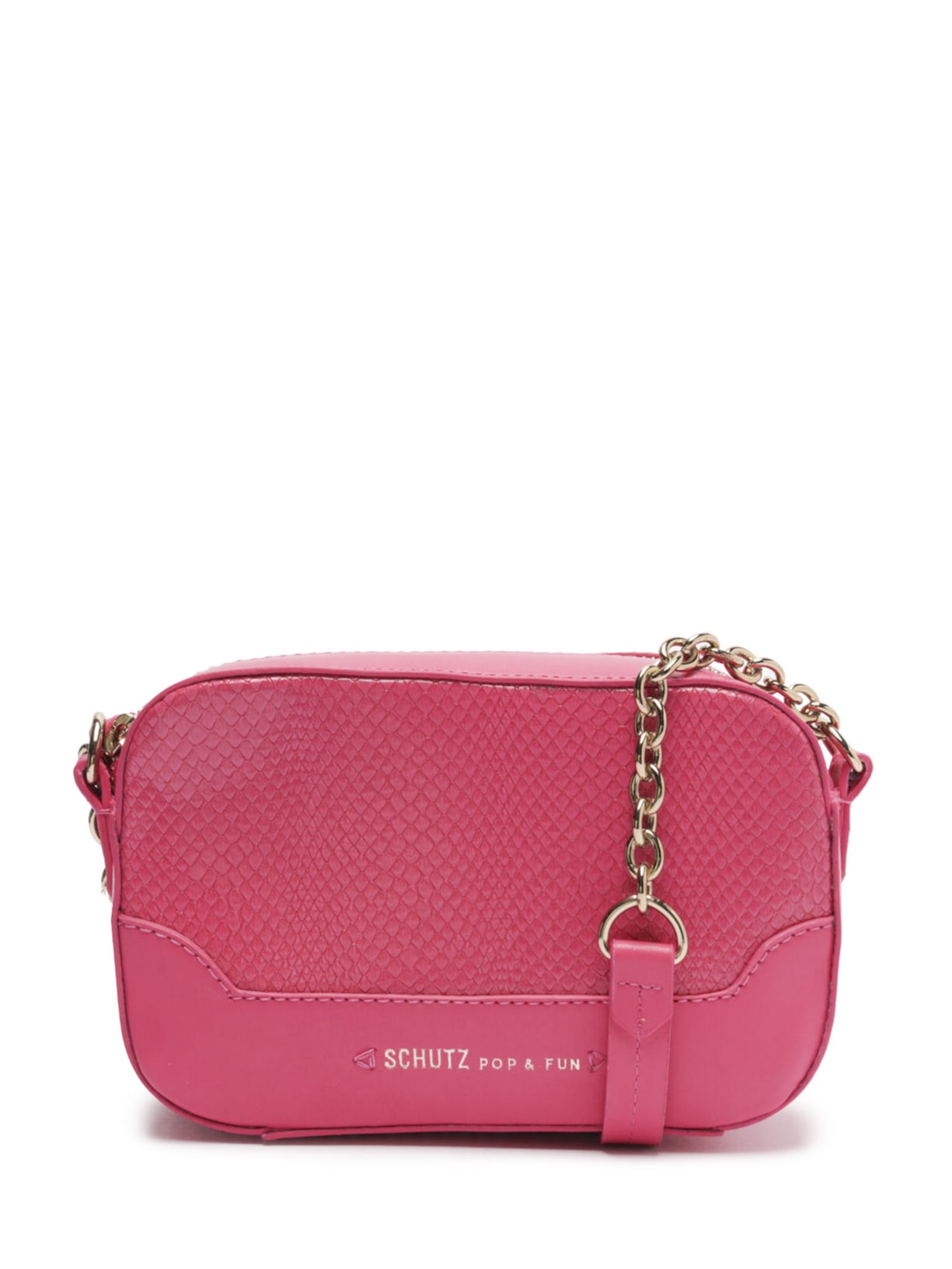 Bolsa Feminina Tiracolo Verniz - Rosa