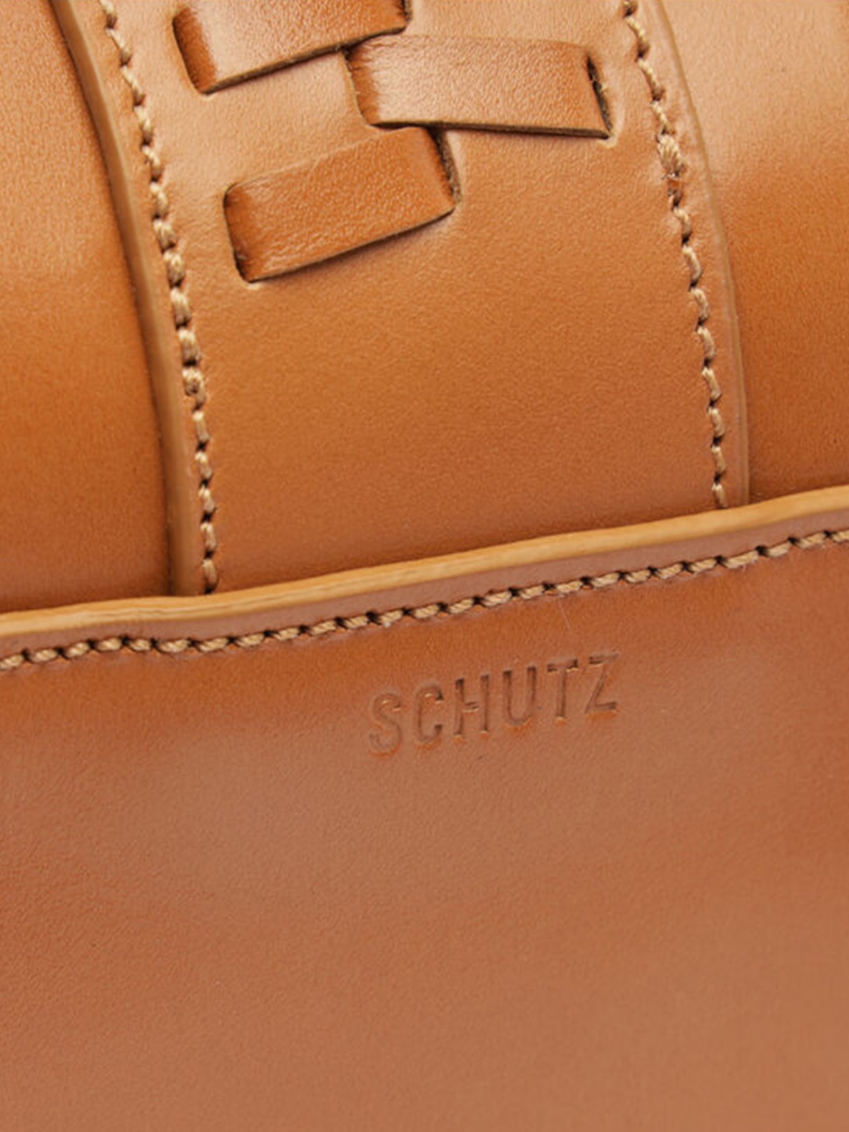 Bolsa Feminina Tiracolo Wiley Couro Marrom Schutz