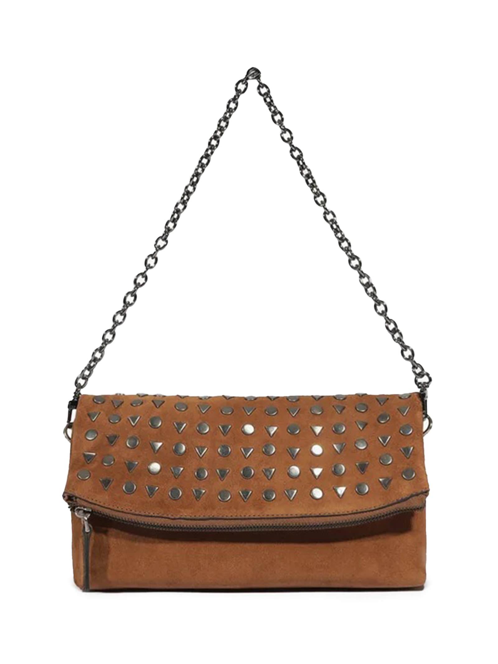 Schutz - Bolsa Feminina Tiracolo Yana Camurça - Marrom
