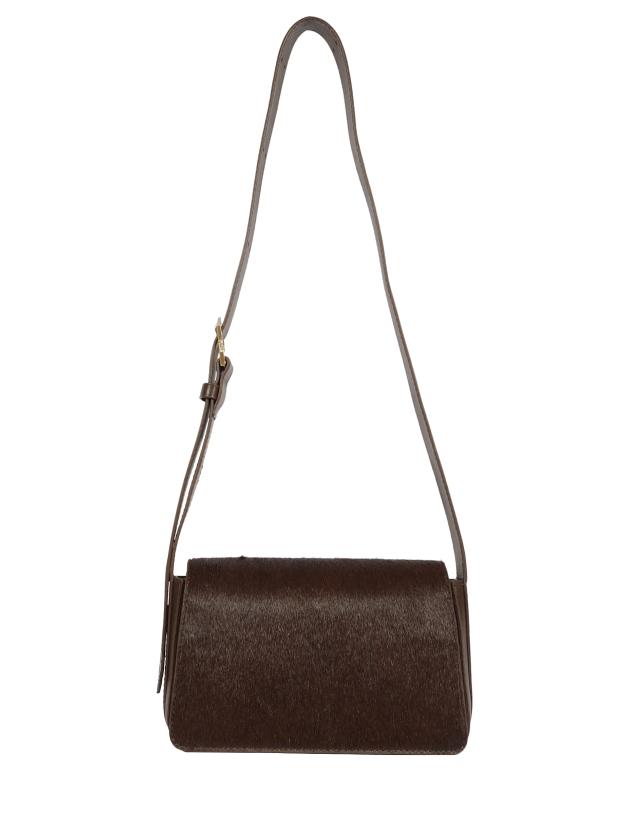 Bolsa Feminina Tiracolo Yuna Couro - Marrom