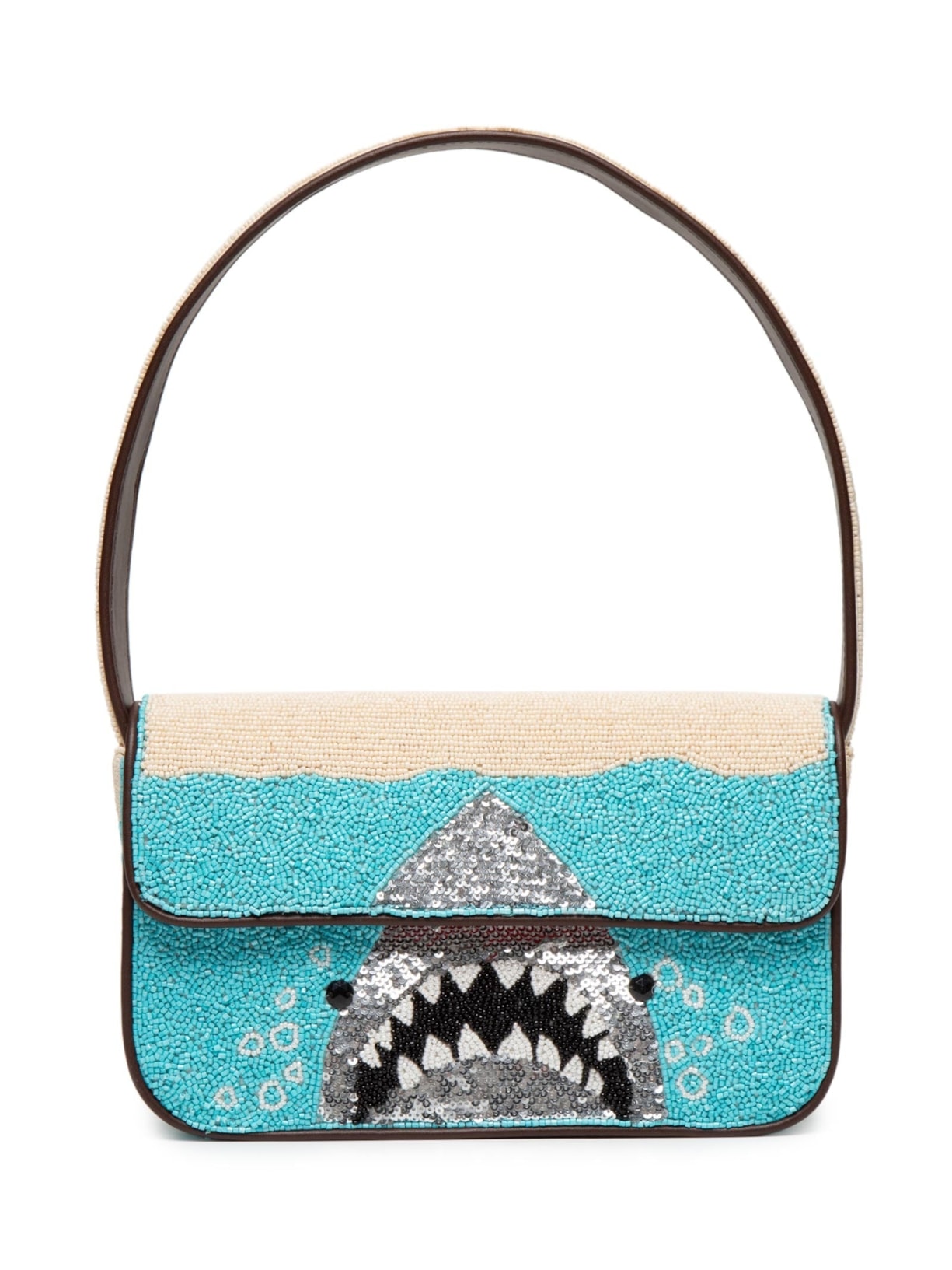 Bolsa Feminina Tommy Beaded Azul Staud