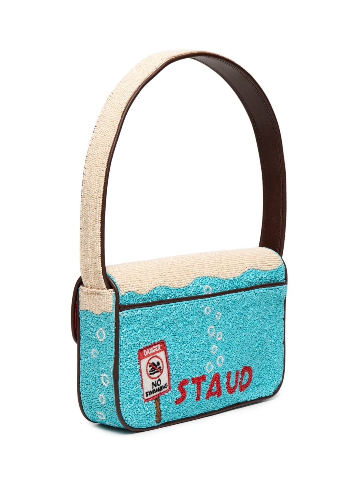 Bolsa Feminina Tommy Beaded Azul Staud
