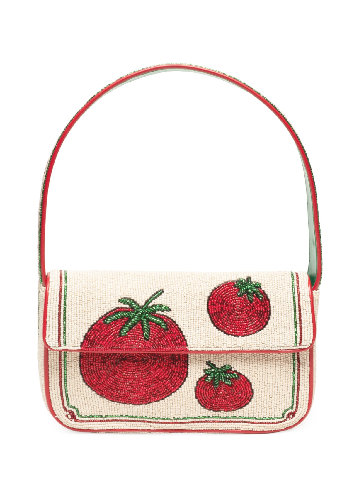 Bolsa Feminina Tommy Beaded Bag Vermelho Staud