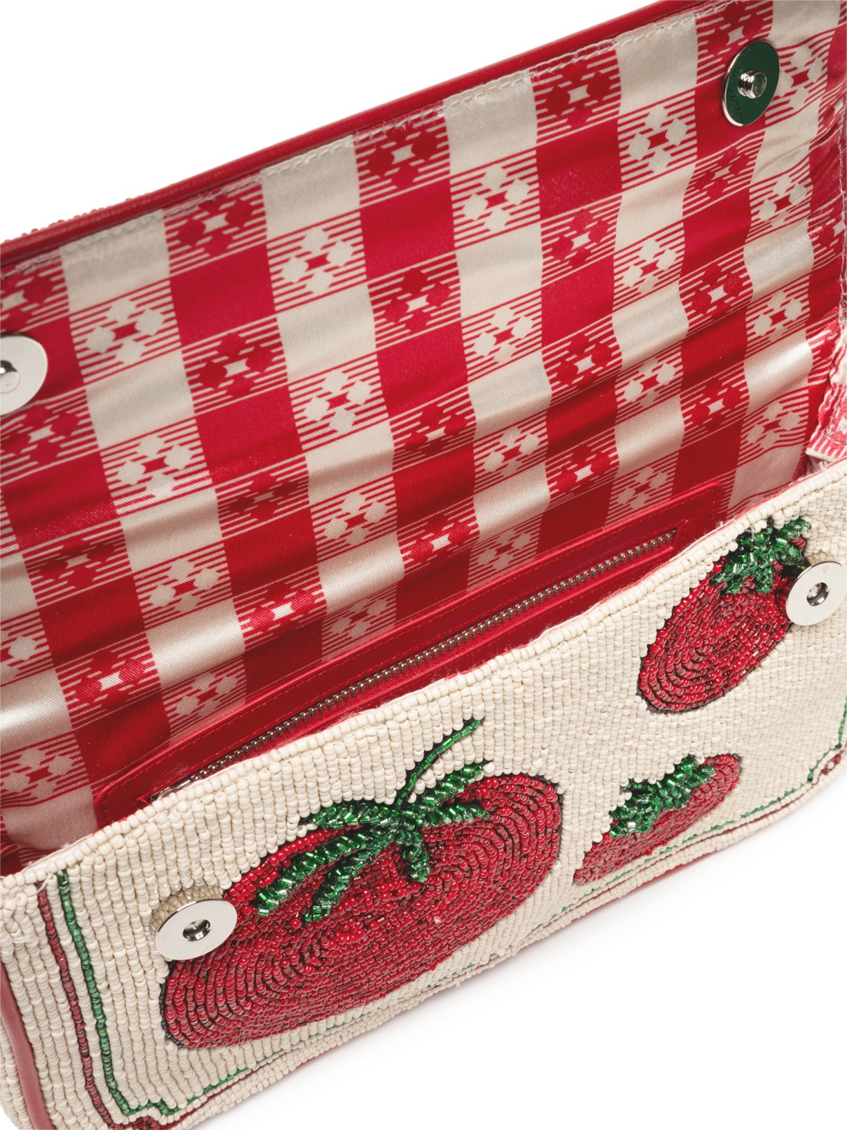 Bolsa Feminina Tommy Beaded Bag Vermelho Staud