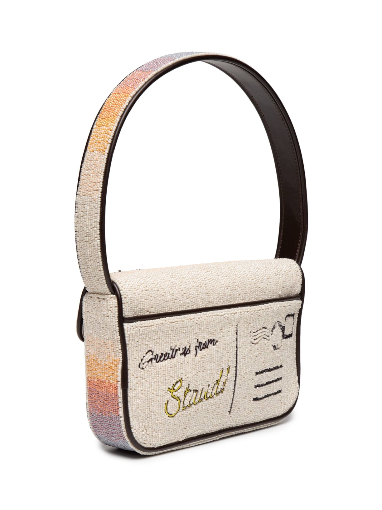 Bolsa Feminina Tommy Beaded Laranja Staud