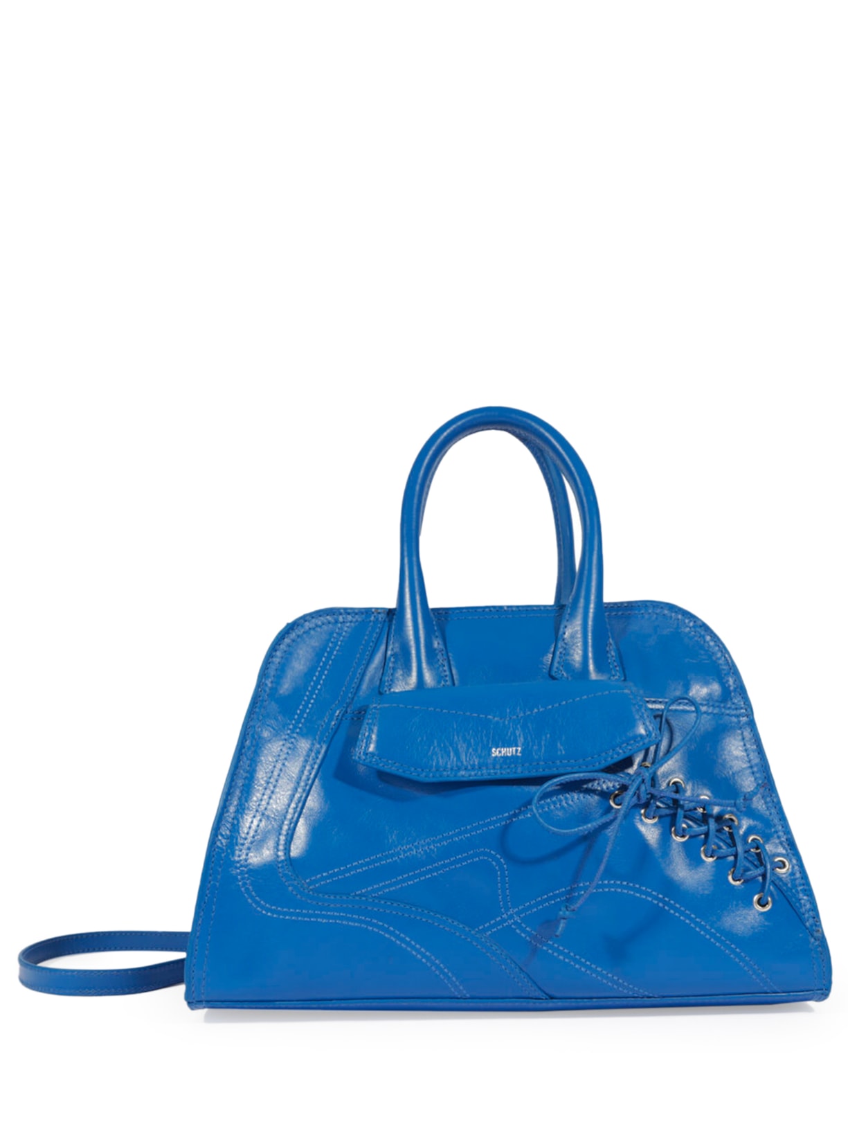 Bolsa Feminina Tote Aryna Couro - Azul