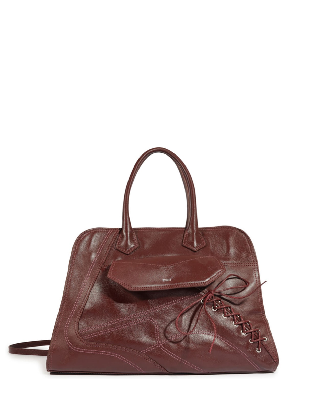 Bolsa Feminina Tote Aryna Couro - Vinho