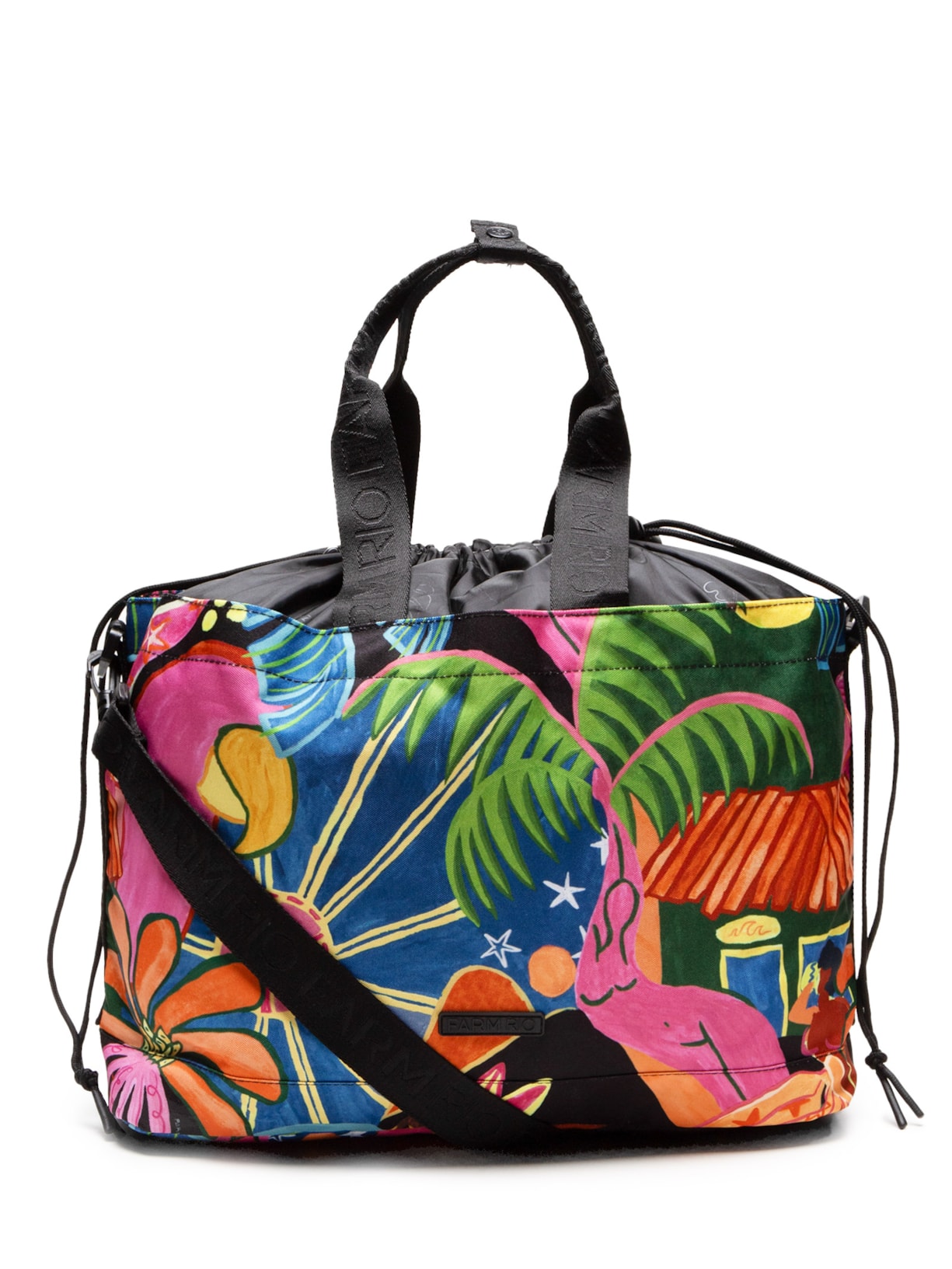 Bolsa Feminina Tote Bag Carioca Fantasia - Preto