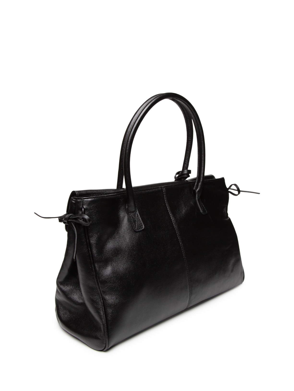 Bolsa Feminina Tote Bethany Grande Couro Preto Vicenza