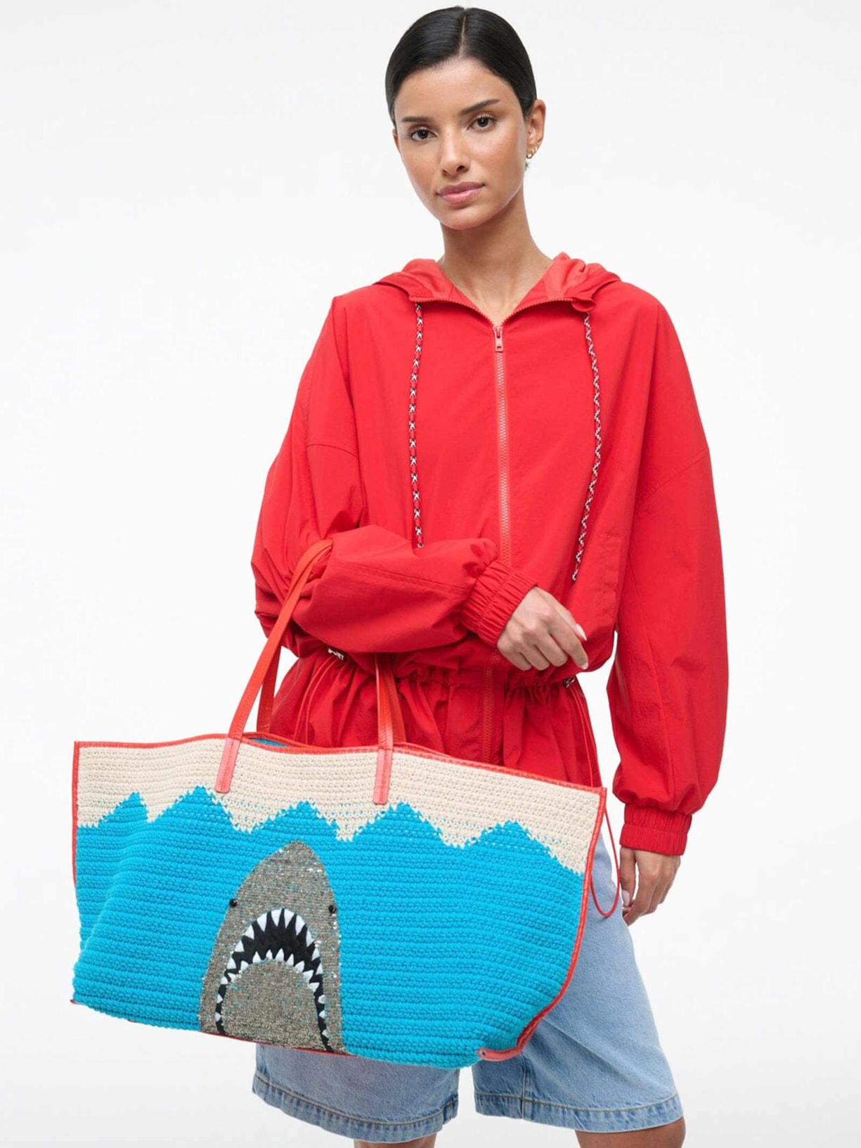 Bolsa Feminina Tote Christos Large Azul Staud
