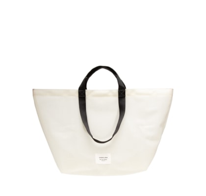 Bolsa Feminina Tote Clear Large - Off White