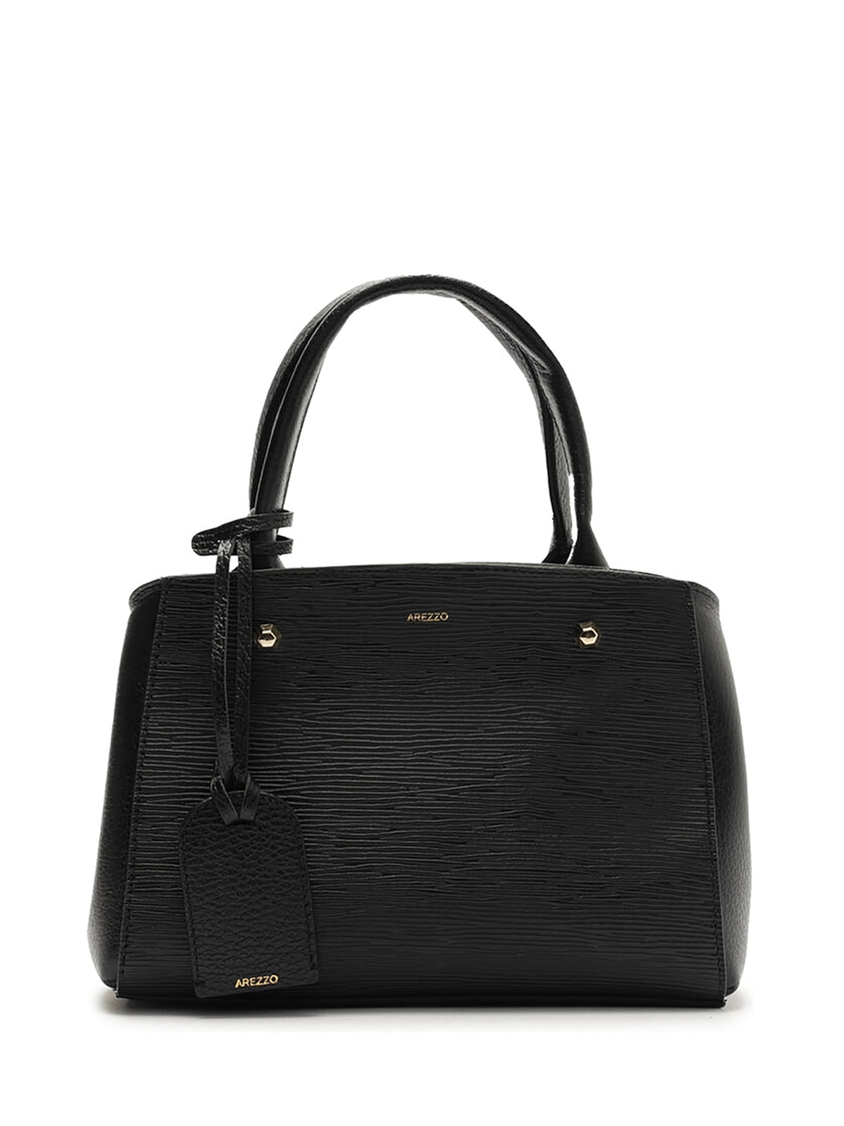 Bolsa Feminina Tote Couro Bella Pequena - Preto
