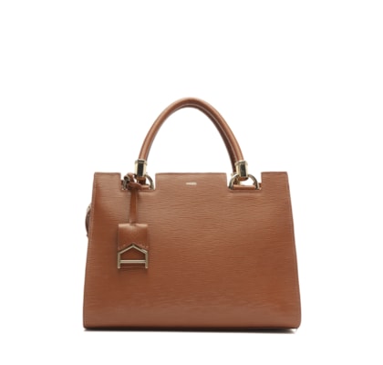 Bolsa Feminina Tote Couro Grande - Marrom