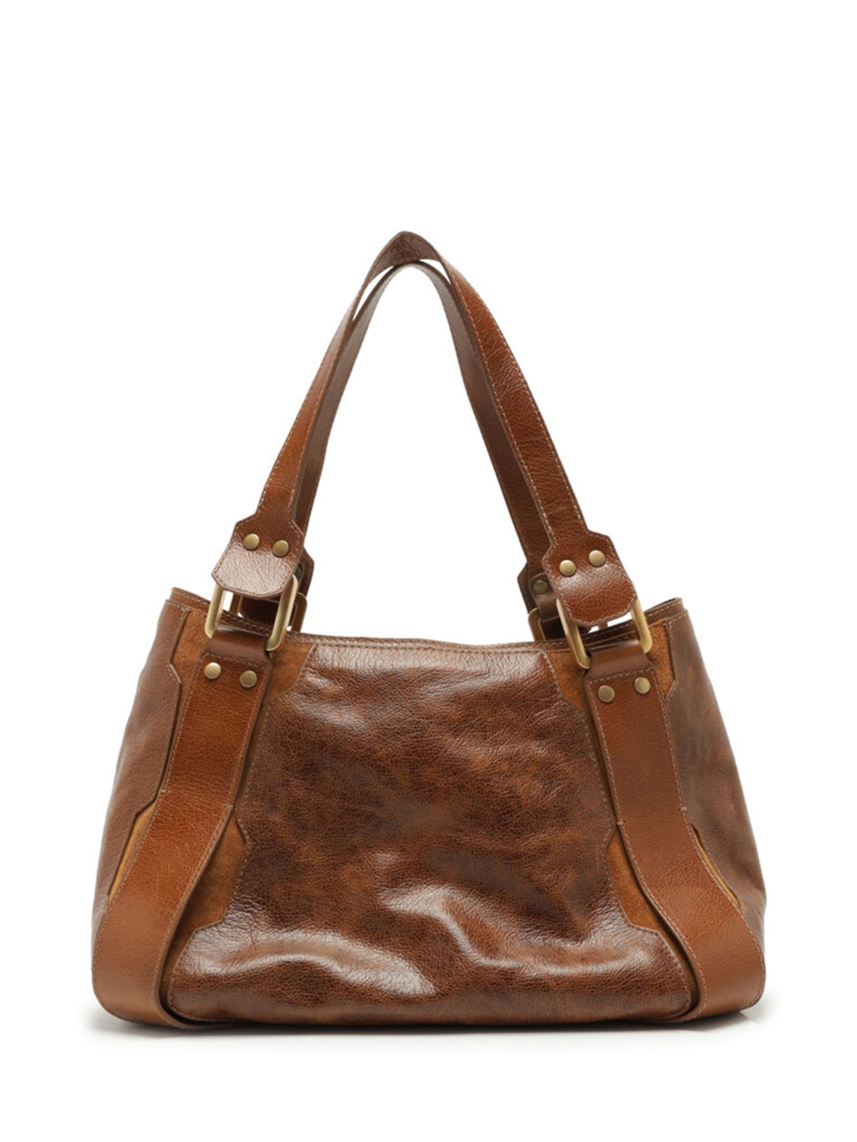 Bolsa Feminina Tote Couro Gretha Grande - Marrom