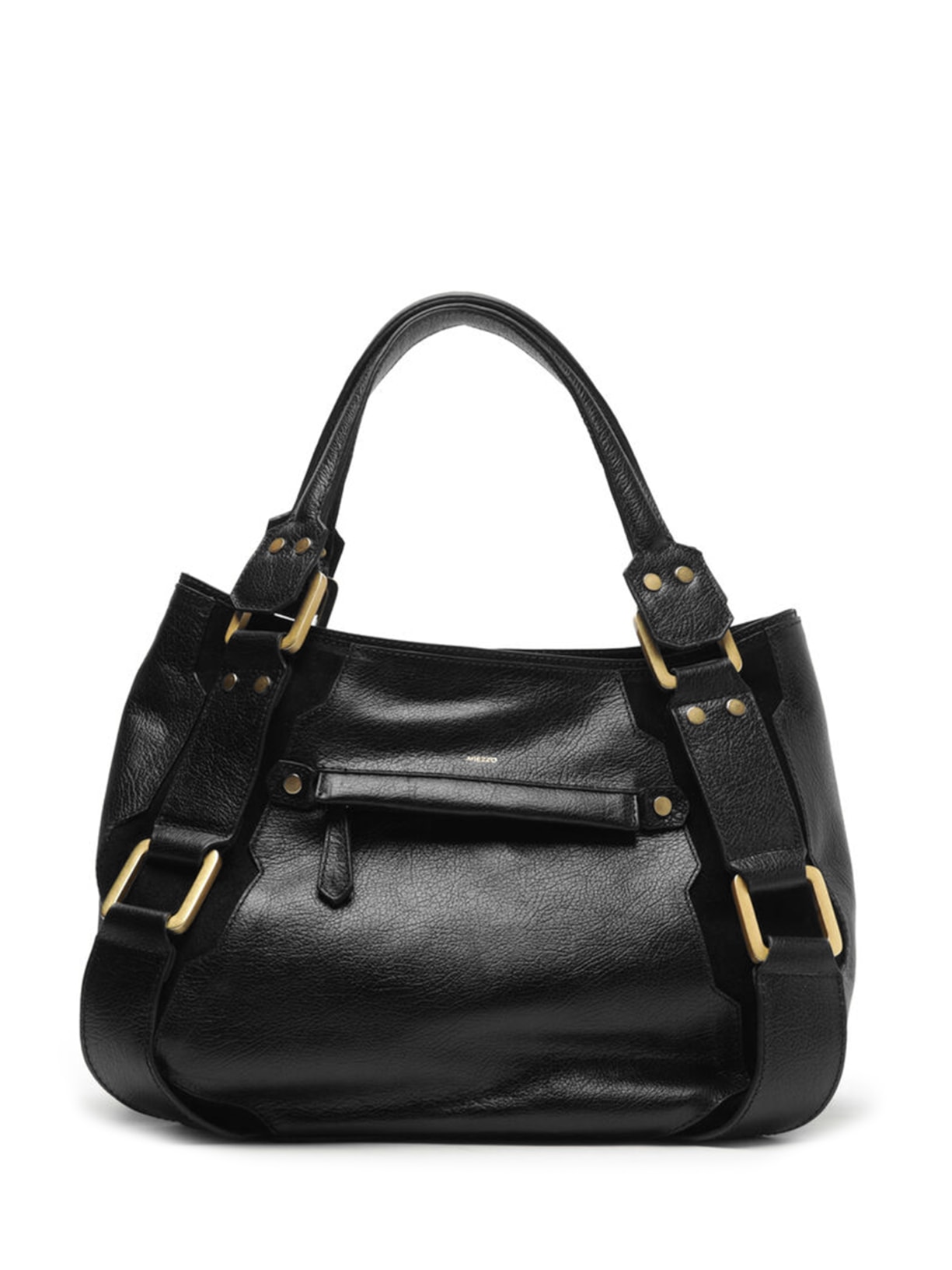 Bolsa Feminina Tote Couro Gretha Grande - Preto