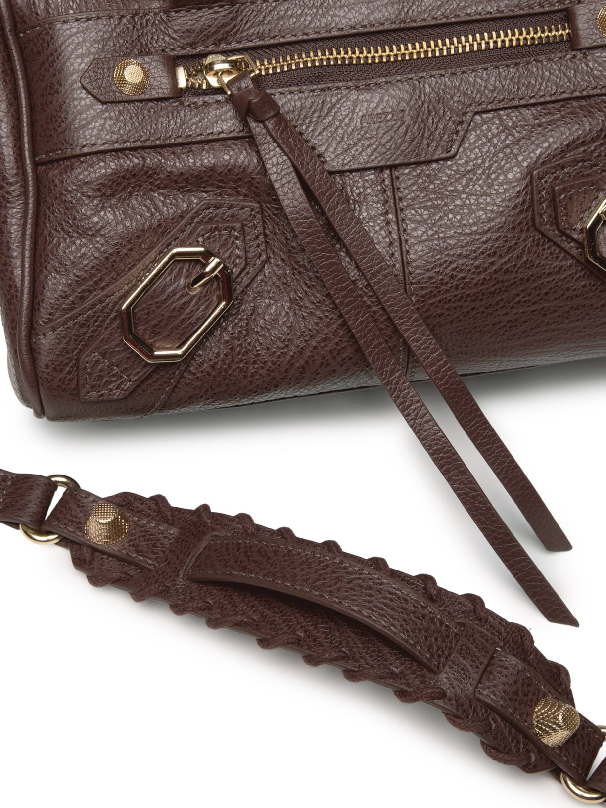 Bolsa Feminina Tote Couro Pequena Alça Tressê Marrom Arezzo