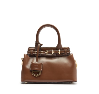 Bolsa Feminina Tote Couro Pequena - Marrom