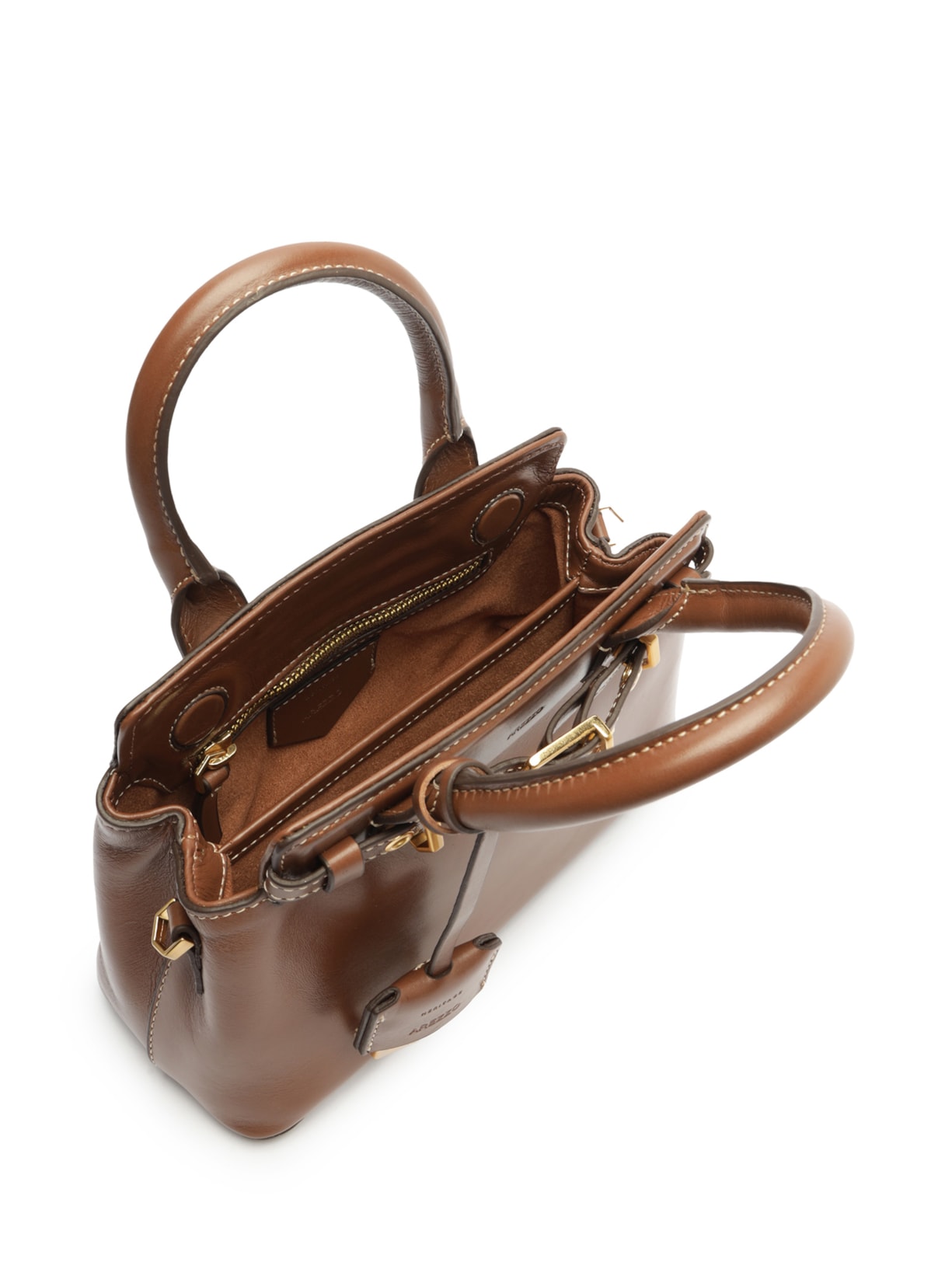 Bolsa Feminina Tote Couro Pequena Marrom Arezzo