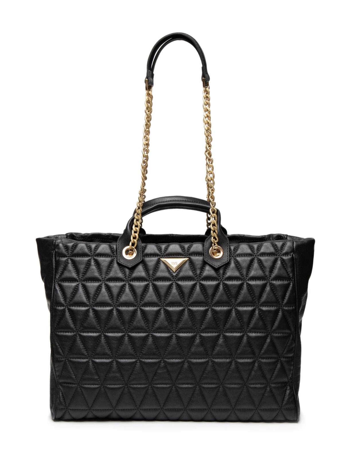 Bolsa Feminina Tote Couro - Preto