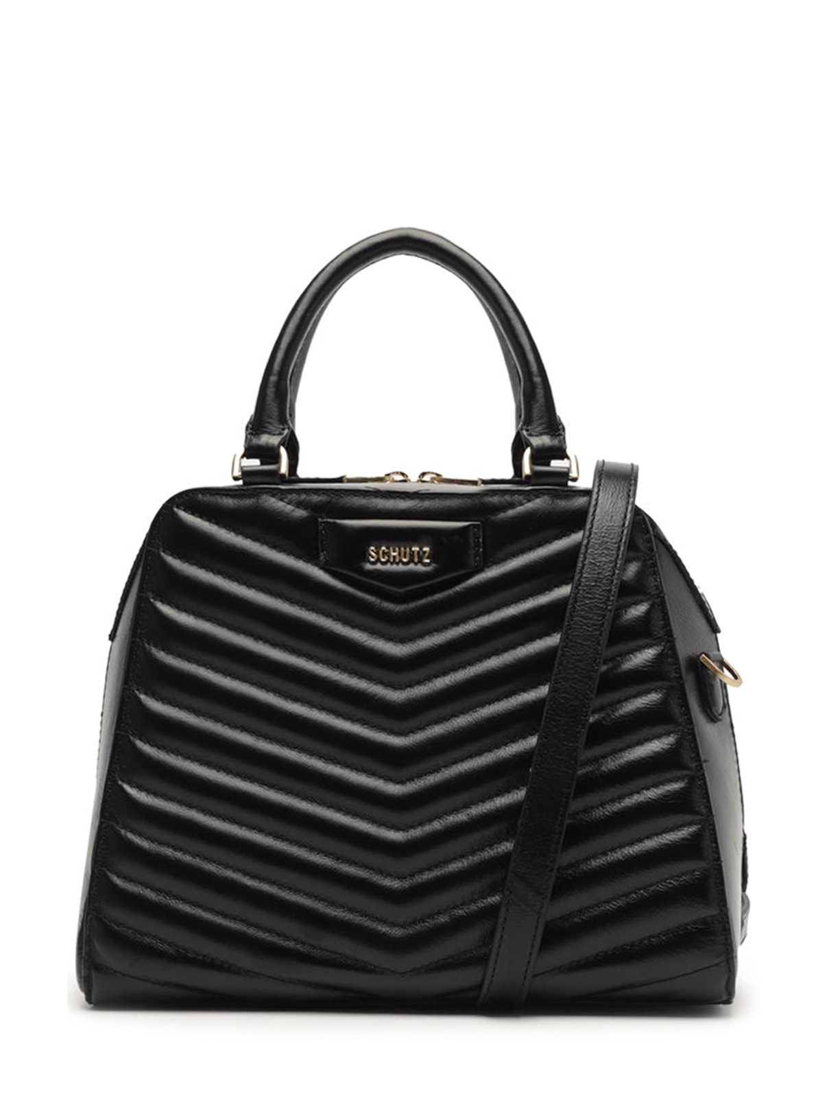 Bolsa Feminina Tote Cowper Couro - Preto