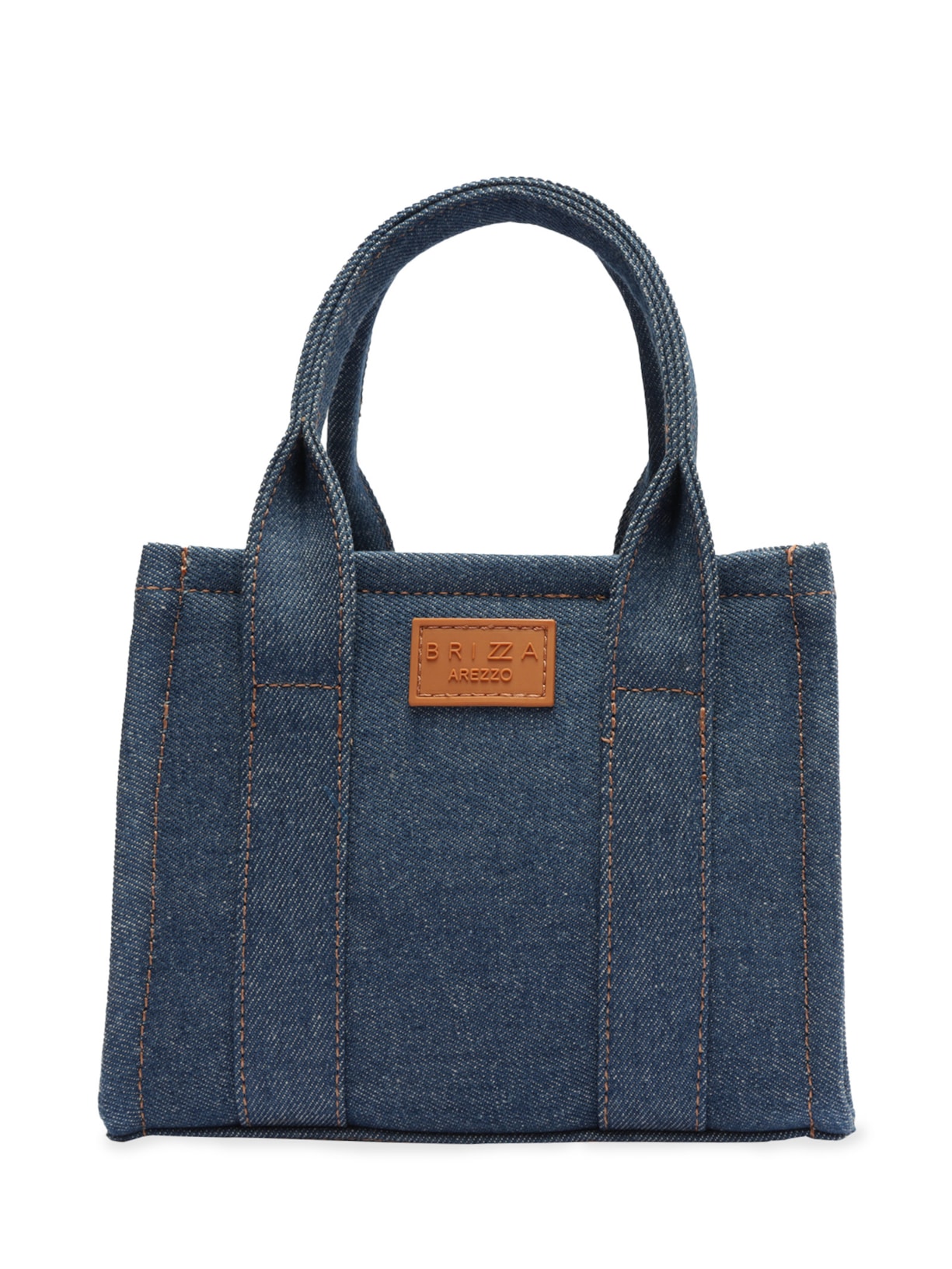 Bolsa Feminina Tote Denim Lulu Pequena - Azul