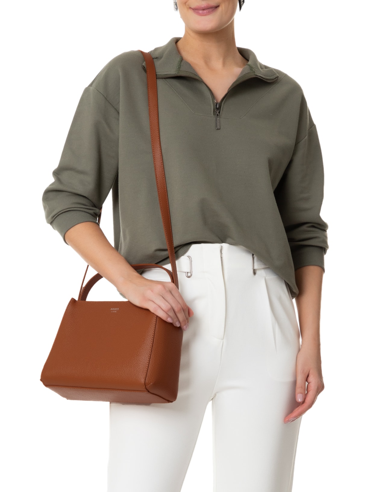 Bolsa Feminina Tote Emilly Média Marrom Arezzo