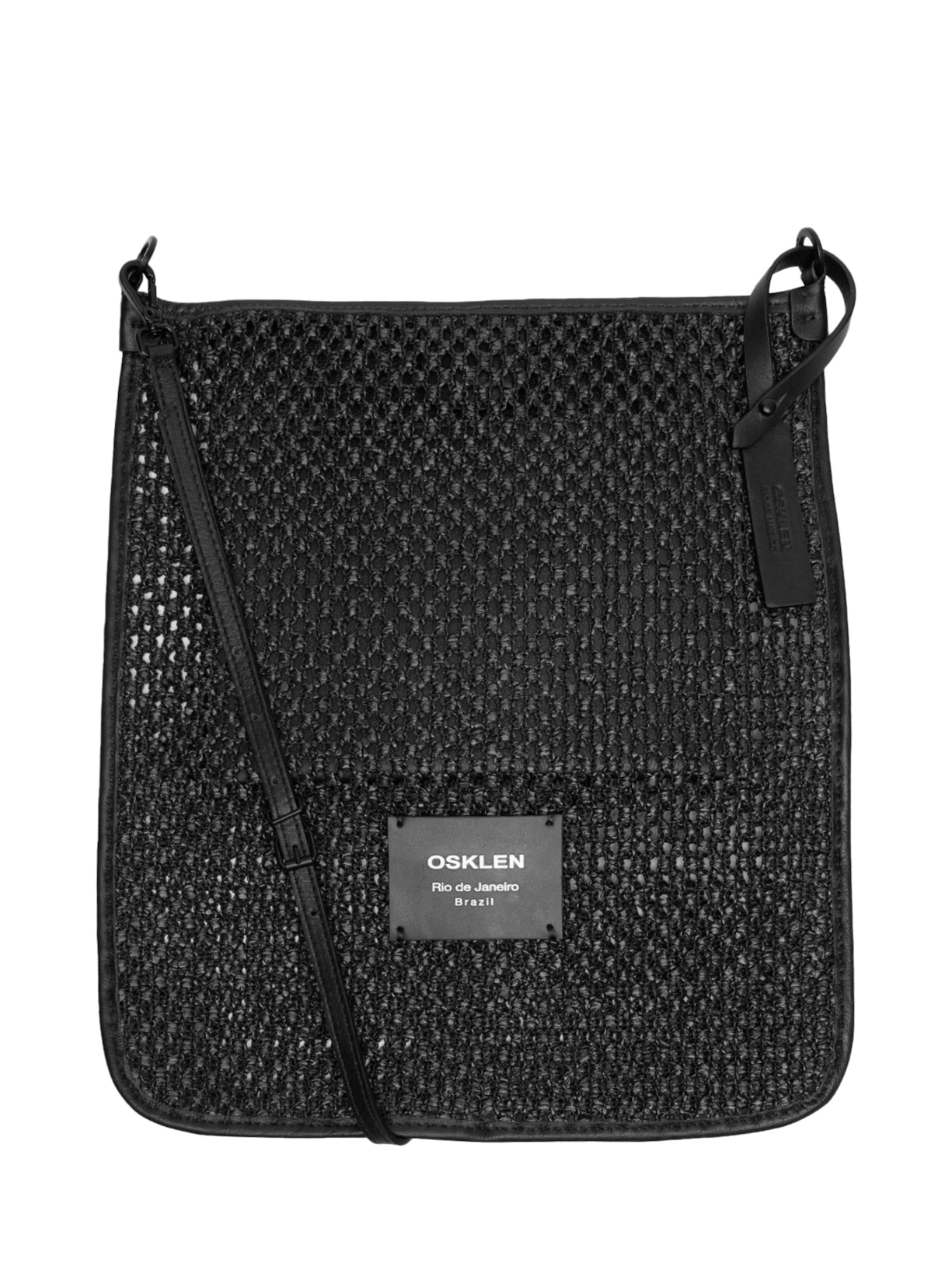 Bolsa Feminina Tote Flat Tela - Preto