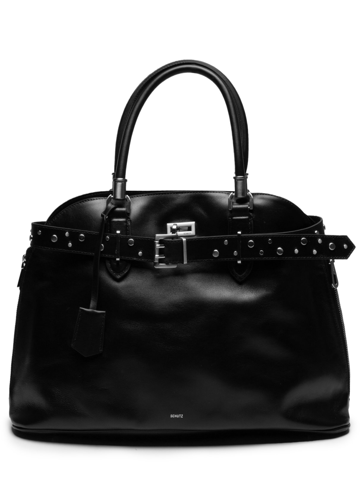 Bolsa Feminina Tote Grande Lorena Soft Couro - Preto