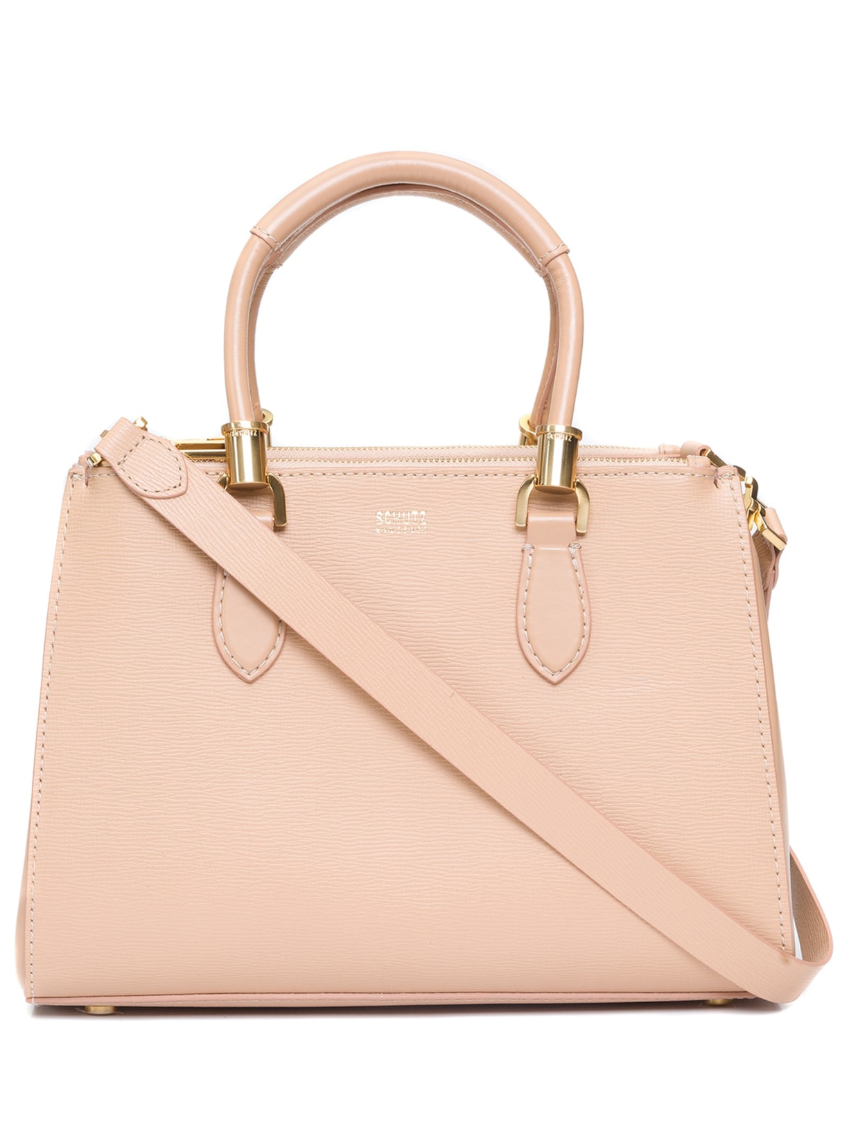 Bolsa Feminina Tote Grande New Lorena Couro Amendoa - Bege