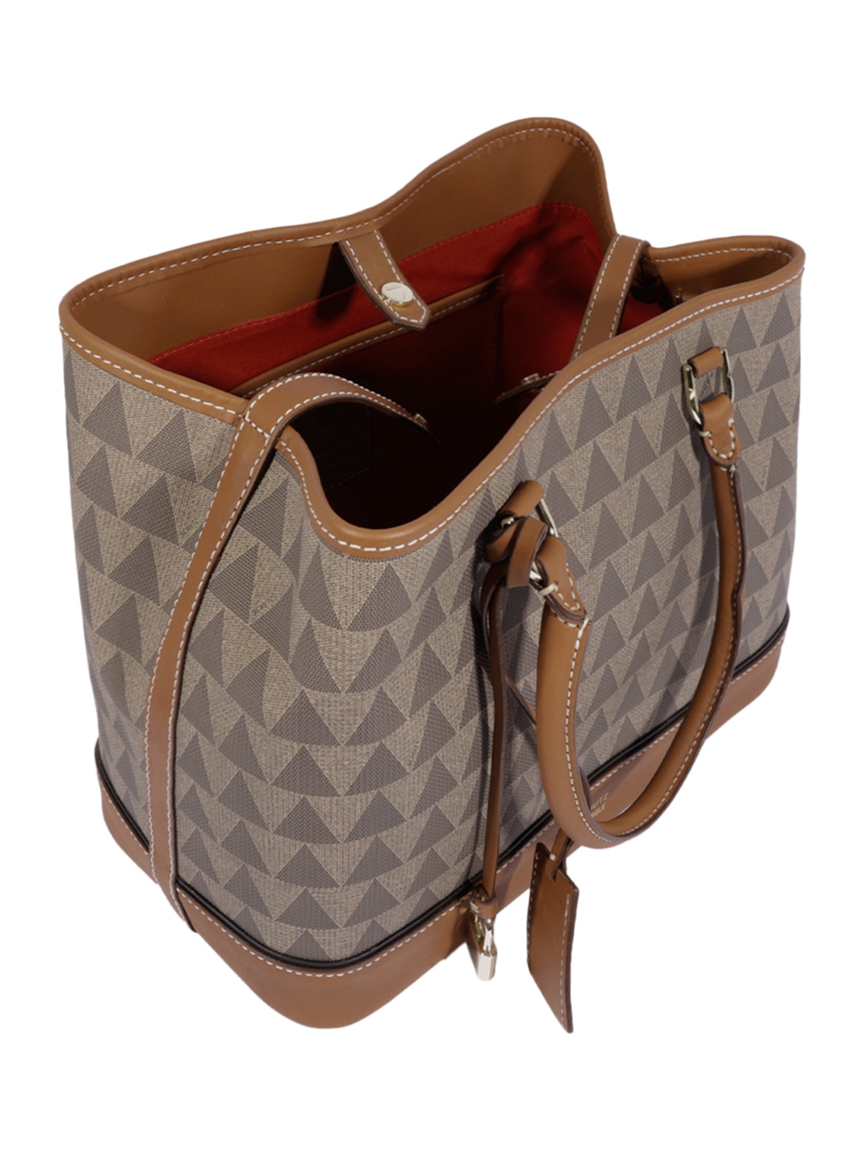 Bolsa Feminina Tote Grande New Triangle Marrom Schutz