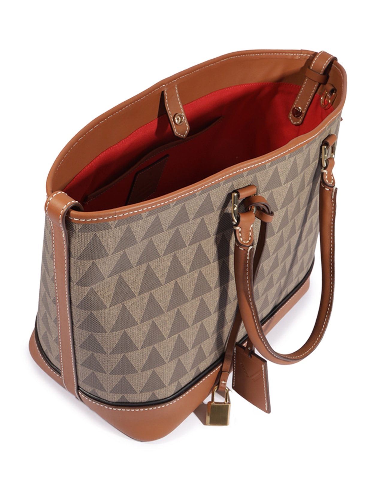 Bolsa Feminina Tote Grande New Triangle Marrom Schutz