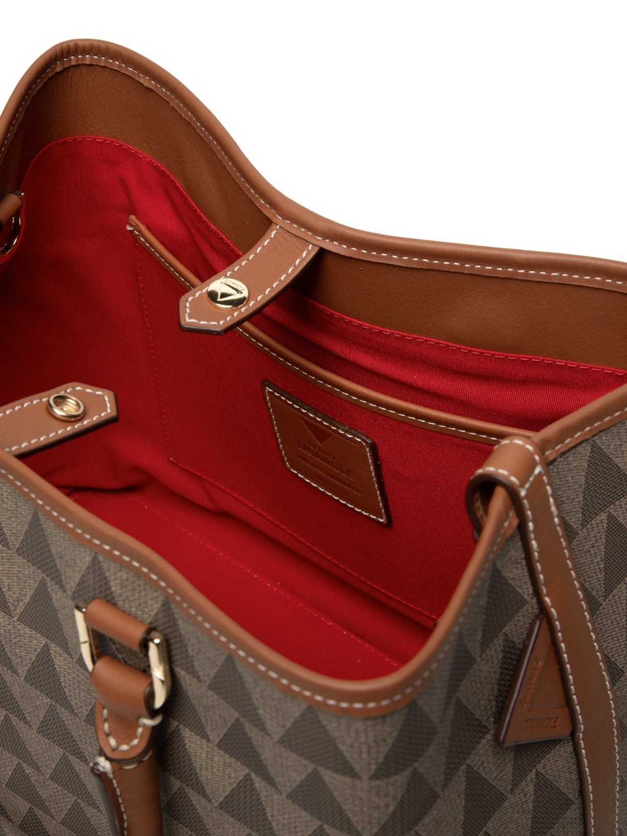 Bolsa Feminina Tote Grande Triangle Cinza Schutz