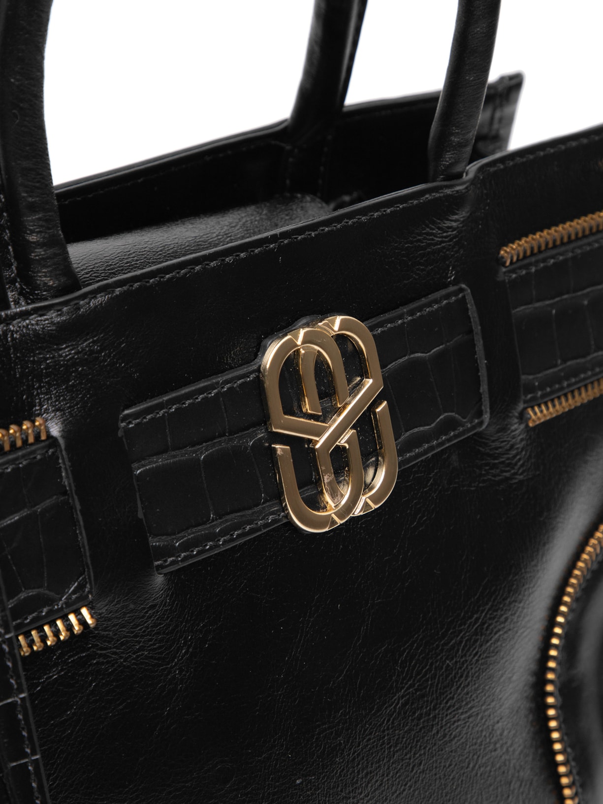 Bolsa Feminina Tote Joss Couro Preto Schutz