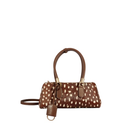 Bolsa Feminina Tote Lauren Couro - Animal Print